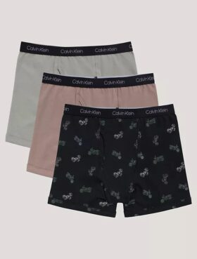3-pak bokserek Cotton Stretch dla chłopców