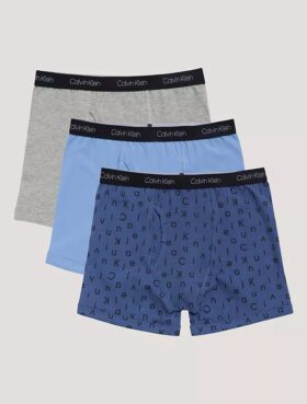 3-pak bokserek Cotton Stretch dla chłopców