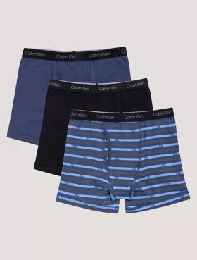 3-pak bokserek Cotton Stretch dla chłopców