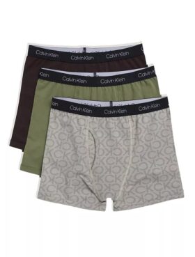 3-pak bokserek Cotton Stretch dla chłopców
