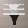 3-pak stringów Thong z Cotton Stretch 3-pak stringów Thong z Cotton Stretch