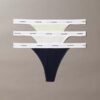 3-pak stringów Thong z Cotton Stretch 3-pak stringów Thong z Cotton Stretch