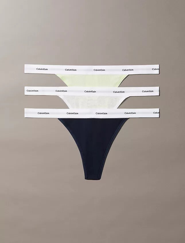 3-pak stringów Thong z Cotton Stretch 3-pak stringów Thong z Cotton Stretch
