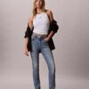 Archiwalne slim jeansy z wysokim stanem Archiwalne slim jeansy z wysokim stanem