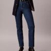 Archiwalne slim jeansy z wysokim stanem Archiwalne slim jeansy z wysokim stanem