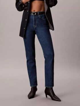 Archiwalne slim jeansy z wysokim stanem Archiwalne slim jeansy z wysokim stanem
