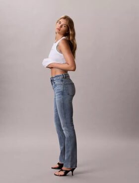 Archiwalne slim jeansy z wysokim stanem Archiwalne slim jeansy z wysokim stanem