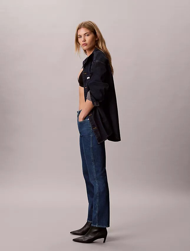 Archiwalne slim jeansy z wysokim stanem Archiwalne slim jeansy z wysokim stanem