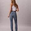Archiwalne slim jeansy z wysokim stanem Archiwalne slim jeansy z wysokim stanem