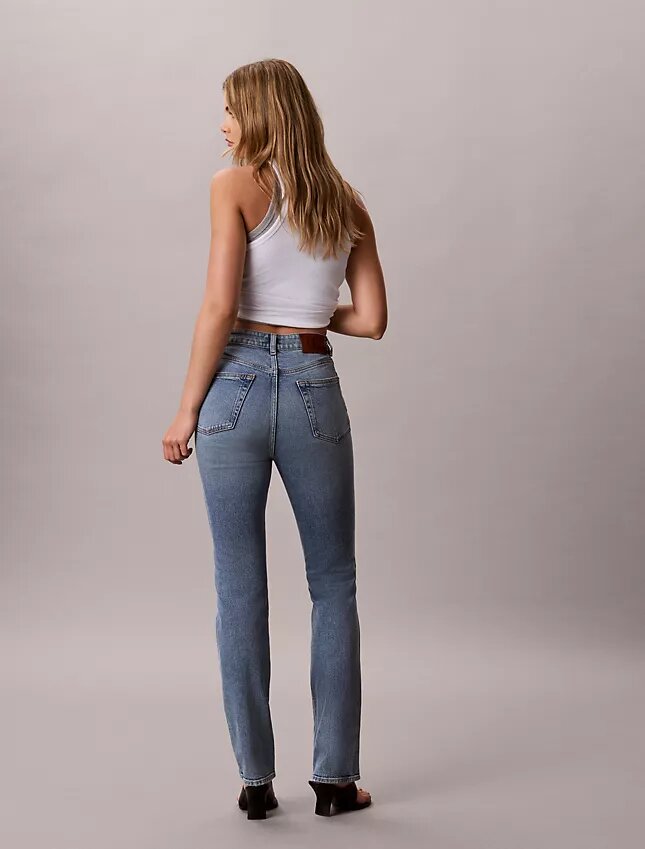 Archiwalne slim jeansy z wysokim stanem Archiwalne slim jeansy z wysokim stanem