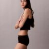 Bardzo miękkie bawełniane szorty Cotton Stretch z elastycznym paskiem Bardzo miękkie bawełniane szorty Cotton Stretch z elastycznym paskiem