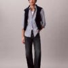 Bawełniana koszula Cotton Stretch slim fit z guzikami w paski Bawełniana koszula Cotton Stretch slim fit z guzikami w paski