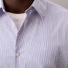 Bawełniana koszula Cotton Stretch slim fit z guzikami w paski Bawełniana koszula Cotton Stretch slim fit z guzikami w paski