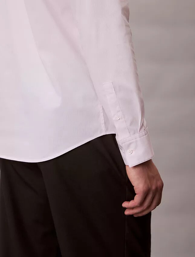 Bawełniana koszula Cotton Stretch slim fit z guzikami w paski Bawełniana koszula Cotton Stretch slim fit z guzikami w paski