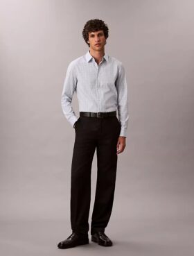 Bawełniana koszula Cotton Stretch w kratę z elastycznego materiału Bawełniana koszula Cotton Stretch w kratę z elastycznego materiału