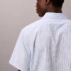 Bawełniana koszula Cotton Stretch w paski, z krótkim rękawem i guzikami Bawełniana koszula Cotton Stretch w paski, z krótkim rękawem i guzikami