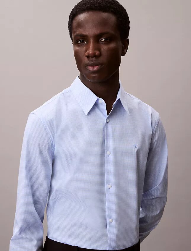 Bawełniana koszula Cotton Stretch z guzikami w kratkę Bawełniana koszula Cotton Stretch z guzikami w kratkę