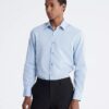 Bawełniana koszula o kroju slim fit w jodełkę Bawełniana koszula o kroju slim fit w jodełkę