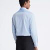 Bawełniana koszula o kroju slim fit w jodełkę Bawełniana koszula o kroju slim fit w jodełkę