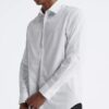 Bawełniana koszula o kroju slim fit w jodełkę Bawełniana koszula o kroju slim fit w jodełkę