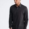 Bawełniana koszula o kroju slim fit w jodełkę Bawełniana koszula o kroju slim fit w jodełkę