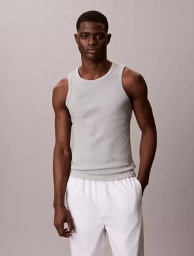 Bawełniana koszulka bez rękawów z elastycznego materiału Cotton Stretch Bawełniana koszulka bez rękawów z elastycznego materiału Cotton Stretch