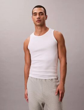 Bawełniana koszulka bez rękawów z elastycznego materiału Cotton Stretch Bawełniana koszulka bez rękawów z elastycznego materiału Cotton Stretch