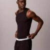 Bawełniana koszulka bez rękawów z elastycznego materiału Cotton Stretch