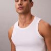 Bawełniana koszulka bez rękawów z elastycznego materiału Cotton Stretch