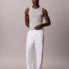 Bawełniana koszulka bez rękawów z elastycznego materiału Cotton Stretch