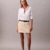 Bawełniana mini spódniczka chino Bawełniana mini spódniczka chino