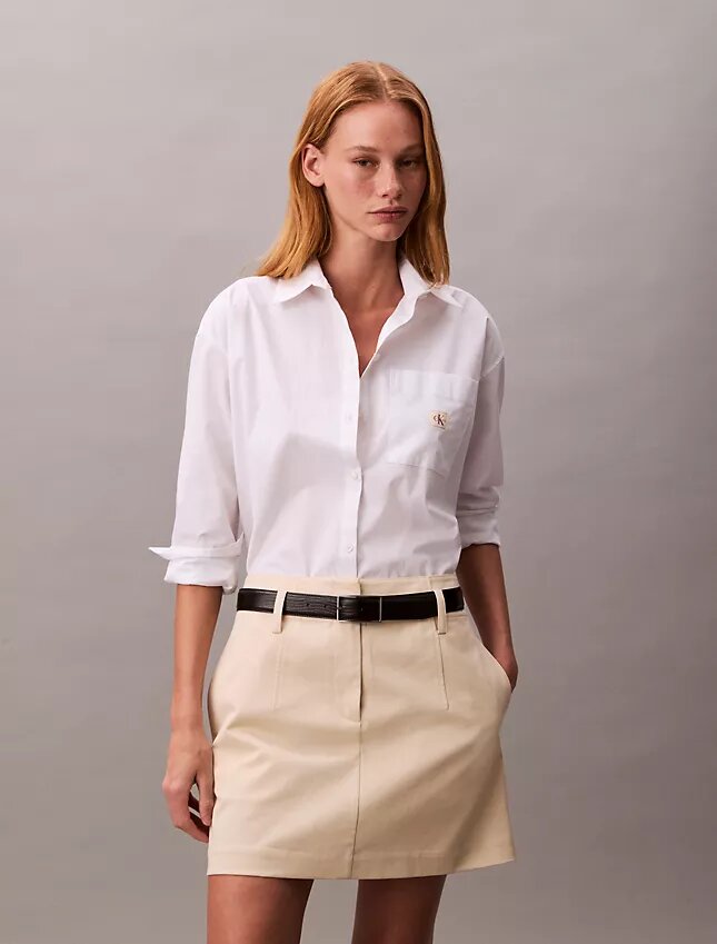 Bawełniana mini spódniczka chino Bawełniana mini spódniczka chino