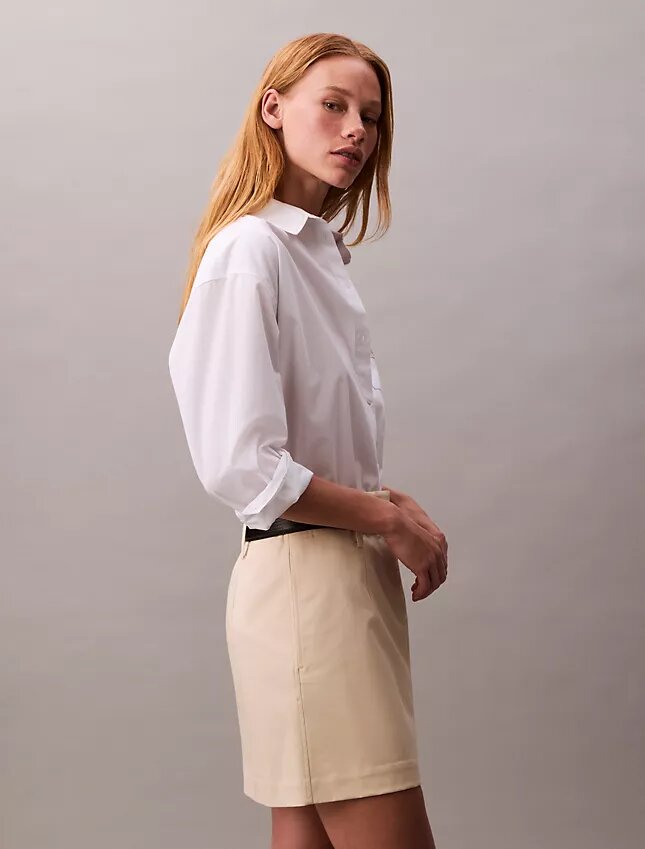Bawełniana mini spódniczka chino Bawełniana mini spódniczka chino