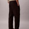 Bawełniane spodnie cargo o prostym kroju z elementami Cotton Stretch Bawełniane spodnie cargo o prostym kroju z elementami Cotton Stretch