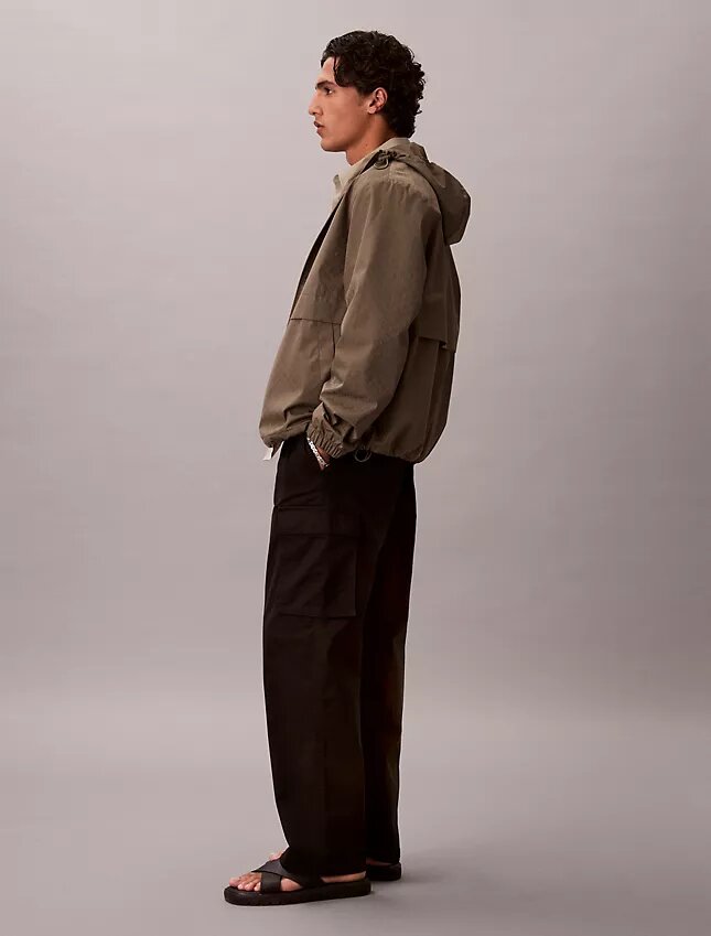 Bawełniane spodnie cargo o prostym kroju z elementami Cotton Stretch Bawełniane spodnie cargo o prostym kroju z elementami Cotton Stretch