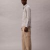 Bawełniane spodnie cargo o prostym kroju z elementami Cotton Stretch Bawełniane spodnie cargo o prostym kroju z elementami Cotton Stretch