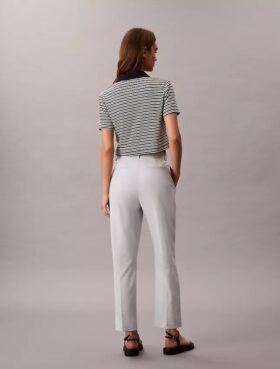Bawełniane spodnie chino o prostym kroju z elastycznym materiałem Cotton Stretch