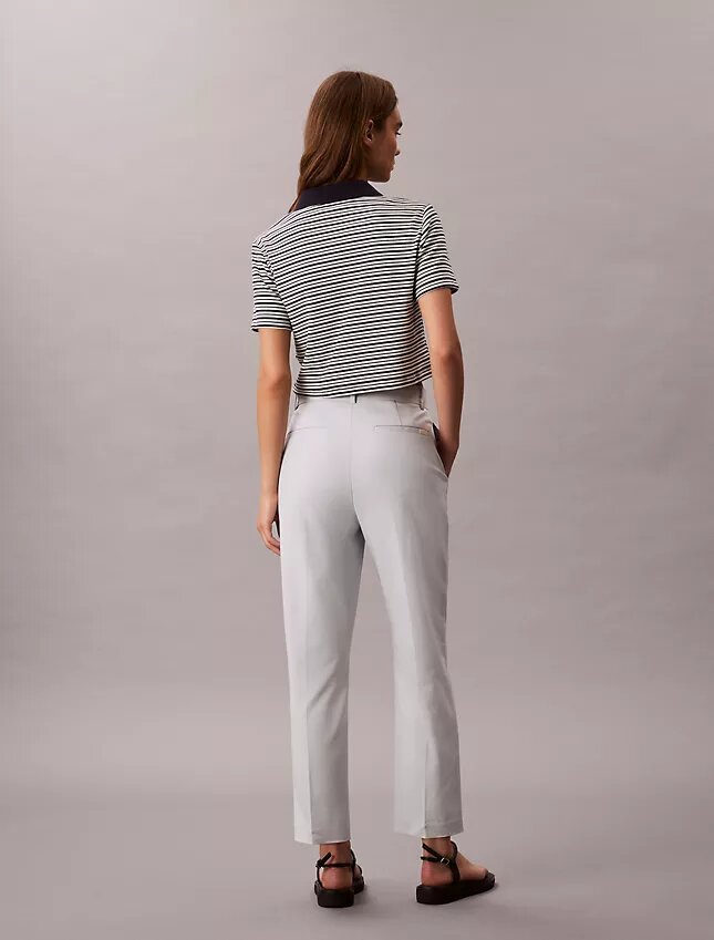 Bawełniane spodnie chino o prostym kroju z elastycznym materiałem Cotton Stretch Bawełniane spodnie chino o prostym kroju z elastycznym materiałem Cotton Stretch