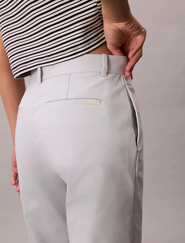 Bawełniane spodnie chino o prostym kroju z elastycznym materiałem Cotton Stretch Bawełniane spodnie chino o prostym kroju z elastycznym materiałem Cotton Stretch