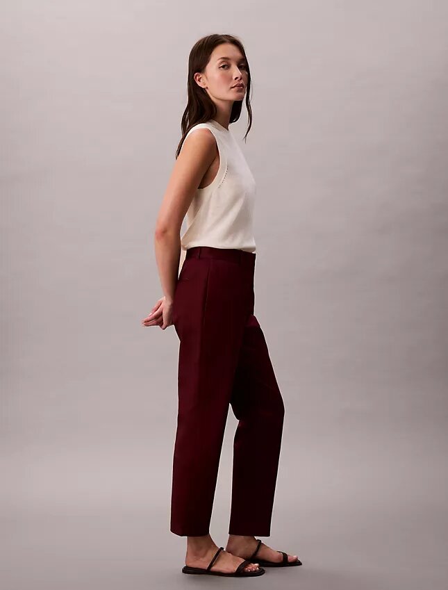 Bawełniane spodnie chino o prostym kroju z elastycznym materiałem Cotton Stretch Bawełniane spodnie chino o prostym kroju z elastycznym materiałem Cotton Stretch