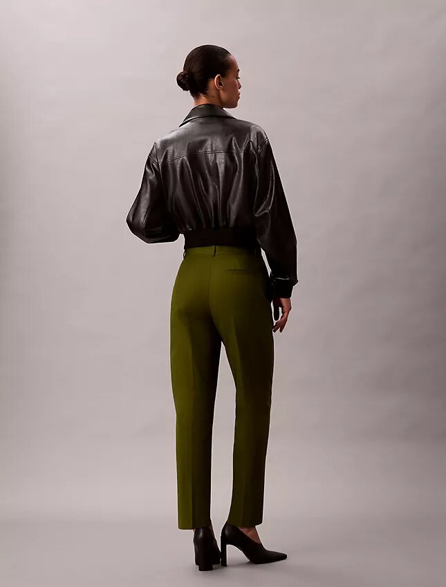 Bawełniane spodnie chino o prostym kroju z elastycznym materiałem Cotton Stretch Bawełniane spodnie chino o prostym kroju z elastycznym materiałem Cotton Stretch