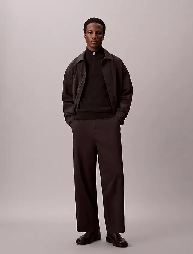 Bawełniane spodnie chino z Cotton Stretch twillu Bawełniane spodnie chino z Cotton Stretch twillu