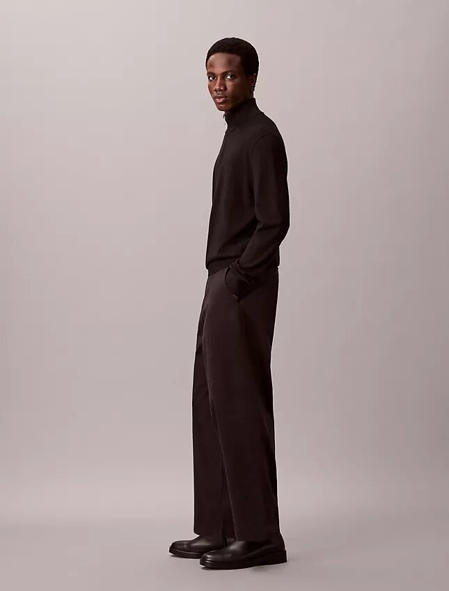 Bawełniane spodnie chino z Cotton Stretch twillu Bawełniane spodnie chino z Cotton Stretch twillu