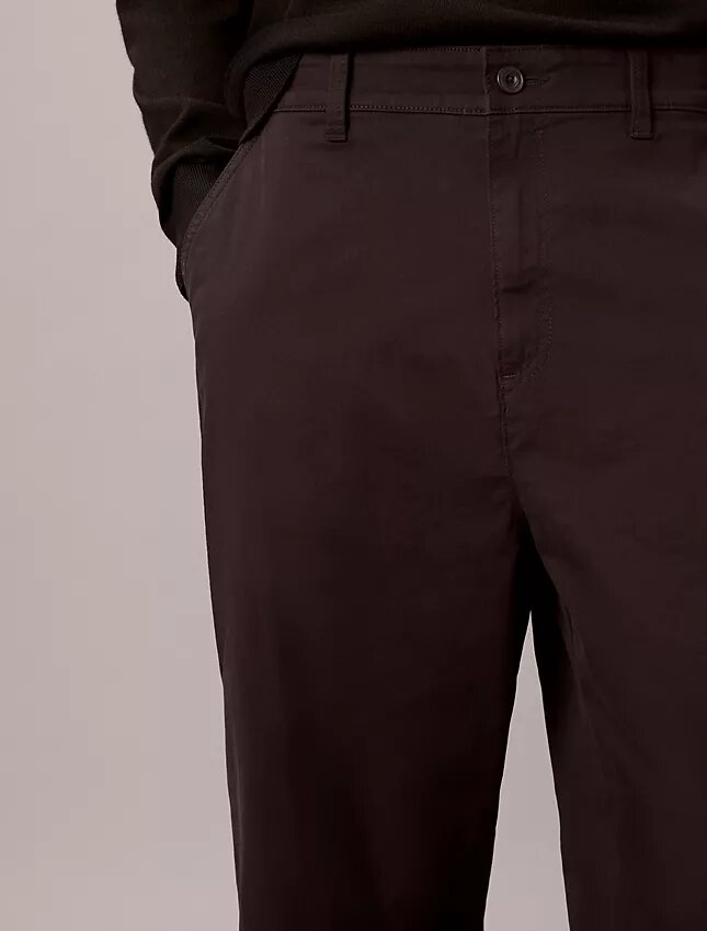 Bawełniane spodnie chino z Cotton Stretch twillu Bawełniane spodnie chino z Cotton Stretch twillu