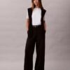 Bawełniane spodnie chino z szerokimi nogawkami Cotton Stretch Bawełniane spodnie chino z szerokimi nogawkami Cotton Stretch