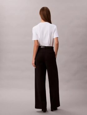 Bawełniane spodnie chino z szerokimi nogawkami Cotton Stretch