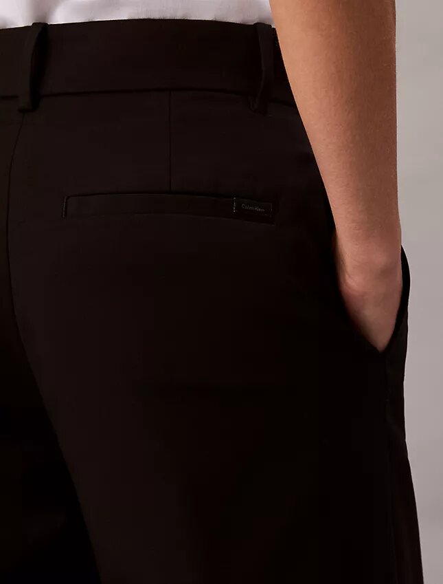 Bawełniane spodnie chino z szerokimi nogawkami Cotton Stretch Bawełniane spodnie chino z szerokimi nogawkami Cotton Stretch