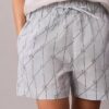 Bawełniane szorty z nadrukiem z popeliny Bawełniane szorty z nadrukiem z popeliny