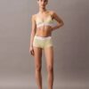 Bawełniano-modalowa, elastyczna, prążkowana, Unlined bralette w kształcie trójkąta Bawełniano-modalowa, elastyczna, prążkowana, Unlined bralette w kształcie trójkąta