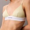 Bawełniano-modalowa, elastyczna, prążkowana, Unlined bralette w kształcie trójkąta Bawełniano-modalowa, elastyczna, prążkowana, Unlined bralette w kształcie trójkąta